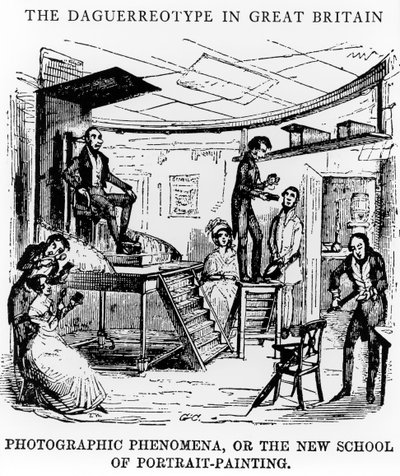 The Daguerrotype in Great Britain, 1843 by George Cruikshank